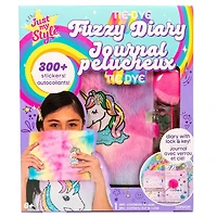 Just My Style Tie-Dye Fuzzy Diary