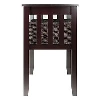 Morris Table Console Expresso & Paniers de Chocolat