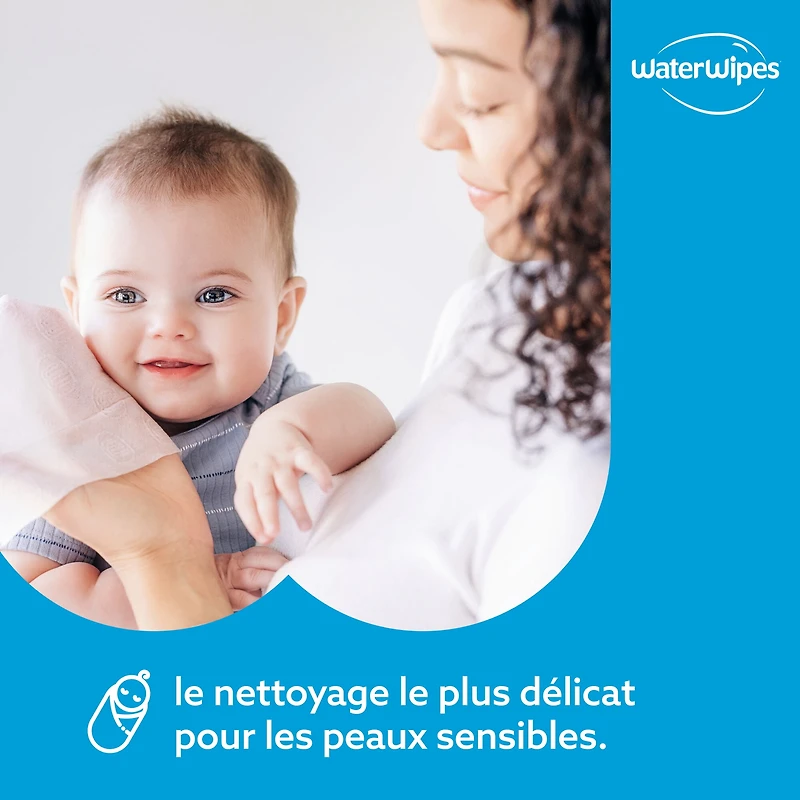 WaterWipes Sensitive Newborn & Baby Wipes, 99.9% Water, Unscented & Hypoallergenic