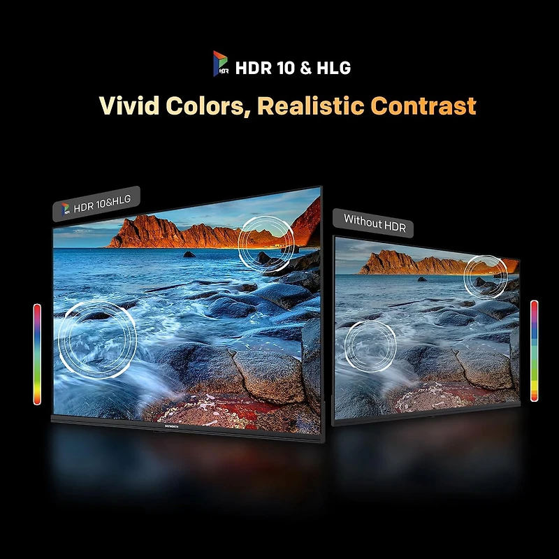 SKYWORTH 40 inch QLED Smart TV, FHD Compatible with Google TV, HDR10, Dolby Audio, Bluetooth 5.1, Google Cast Built-in, Voice Remote, Eye-Care, 2025 Model, Q6500B