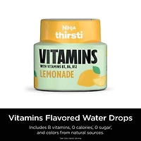 Gouttes d’eau aromatisée à la limonade Ninja Thirsti VITAMINS, WCFLMD6C