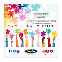RoseArt - Soft Touch 1000-Piece - Cat Flowers - Adult Interlocking Puzzle