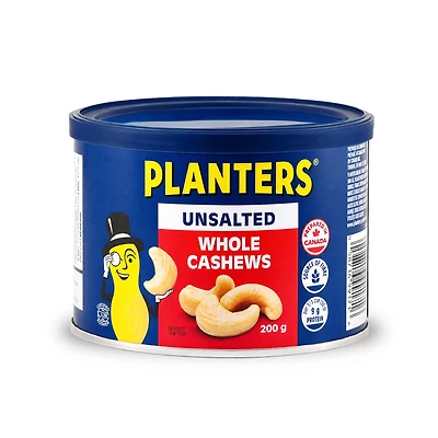 Planters Cashews, Roasted & Unsalted
