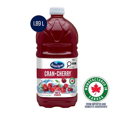 Ocean Spray Cran-Cherry ® Cocktail de Canneberges et de Cerises 1.89L