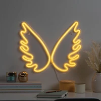 Merkury Innovations 15.75" Wings LED Neon Wall Sign