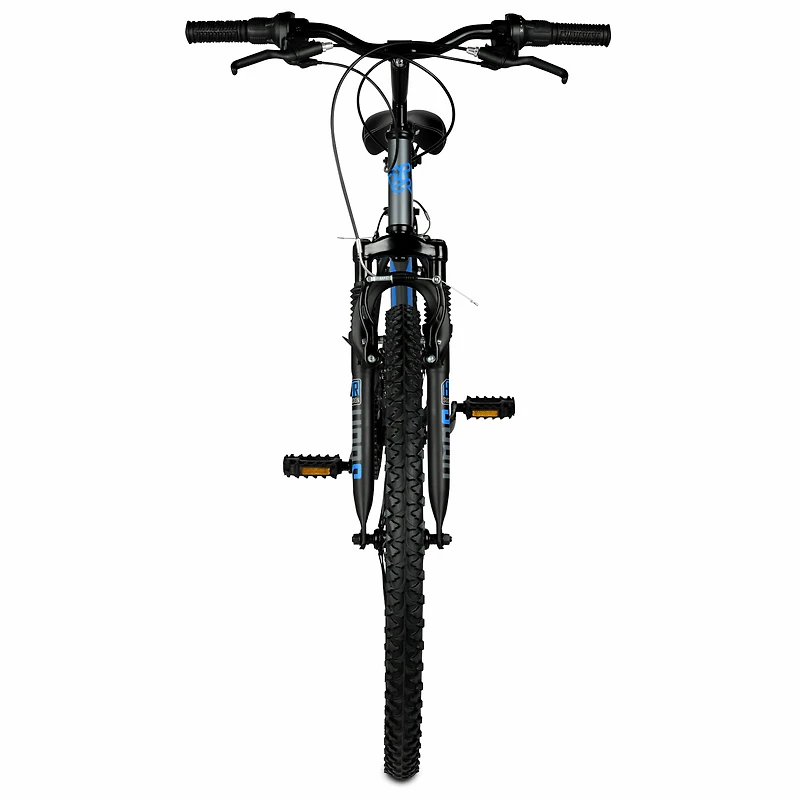 Hyper Bicycles 26” Men’s Boundary Mountain Bike, Gray