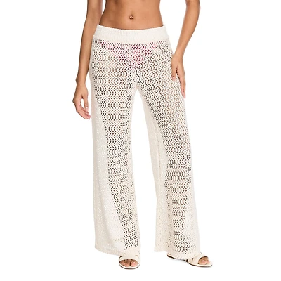 Pantalon couvre-maillot à jambe large George pour femmes