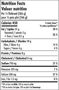 Daiya Dairy Free Meatless Chicken, Bacon & Ranch flavoured Flatbread, Vegan (Frozen), 331g