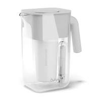 Pichet filtrant Culligan avec technologie ZeroWater de tasses avec filtre à eau avancé à 5 étapes