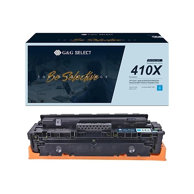 G&G Select HP CF411X Cartouche de toner cyan remise à neuf