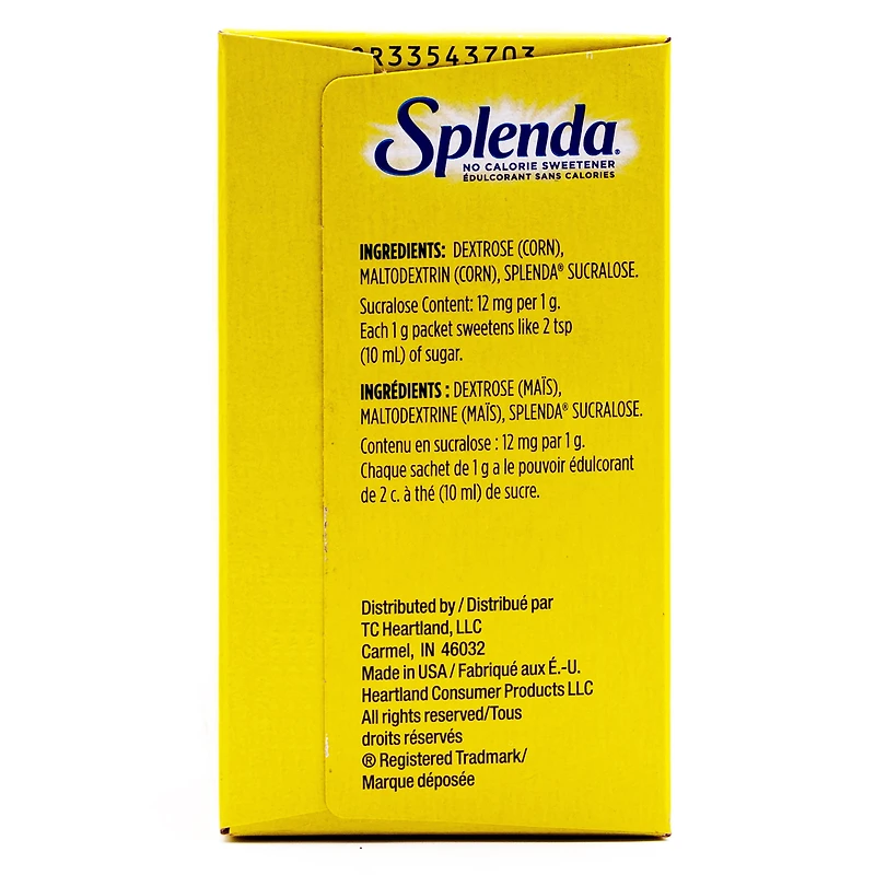Splenda® No Calorie Sweetener