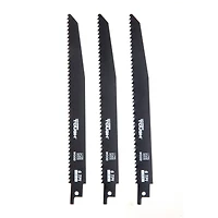 Hyper Tough 9 Piece Reciprocating Saw Blades, Steel Material, New Condition