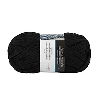 MAINSTAYS Cozy Black Chenille Yarn