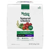 Nutro Natural Choice Small Bites Lamb & Brown Rice Recipe Adult Dry Dog Food 10kg