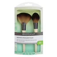 Ecotools Ensemble de Pinceaux Duo Définir et Illuminer