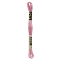 DMC Pink Cotton 6-Strand Embroidery Floss Skein, 8 m (8.7 yd)