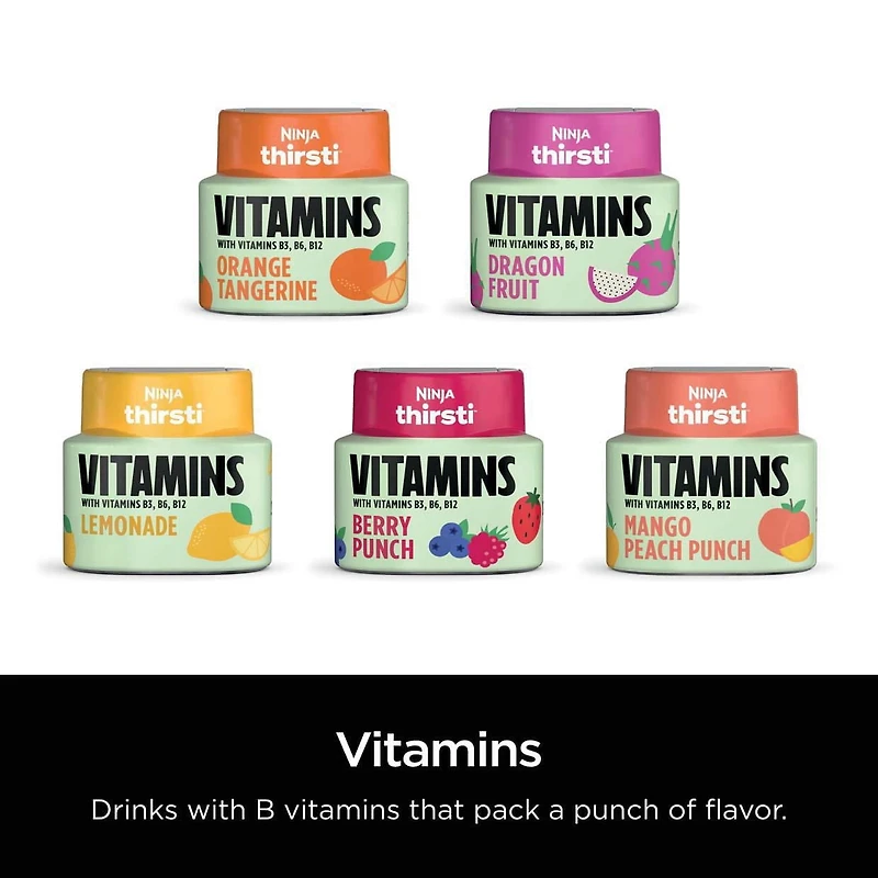 Gouttes d’eau aromatisée à la limonade Ninja Thirsti VITAMINS, WCFLMD6C