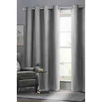 Safdie & Co. Curtain Woven Blackout 54X84L Gray Geo