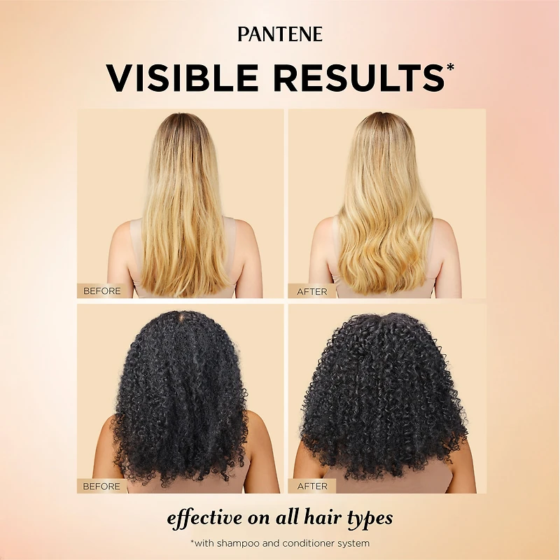 Pantene Abundant & Strong Conditioner, Strenghtens Hair From Root to Tip, Pro-Vitamin B5 Complex and Antioxidants, 237 mL