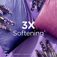 Downy CALM, Mega Dryer Sheets, Laundry Fabric Softener, Lavender and Vanilla Bean 120CT
