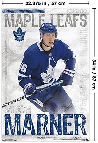 NHL Toronto Maple Leafs - Mitch Marner 19 Wall Poster, 22.375" x 34"