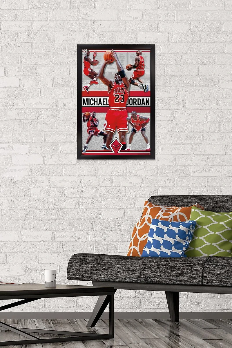 Michael Jordan - Collage Wall Poster, 22.375" x 34"