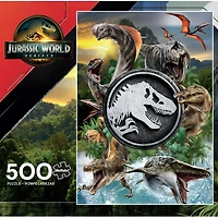 Buffalo Games Jurassic World Rebirth 500-Piece Interlocking Jigsaw Puzzle for Adults Ages 14-99 Years