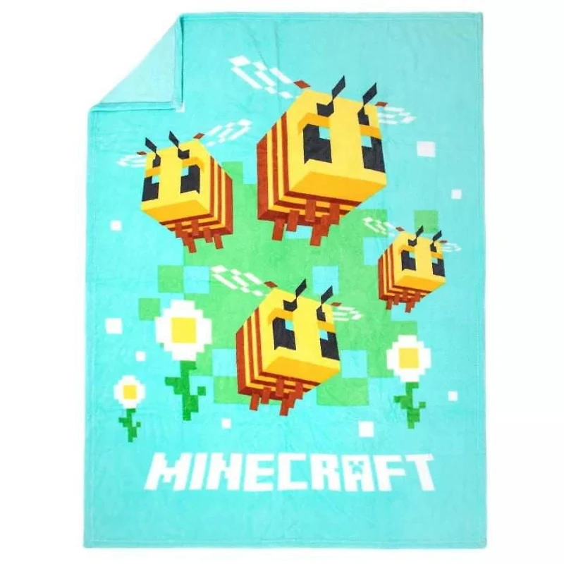 Minecraft Beautiful Day Fleece Throw