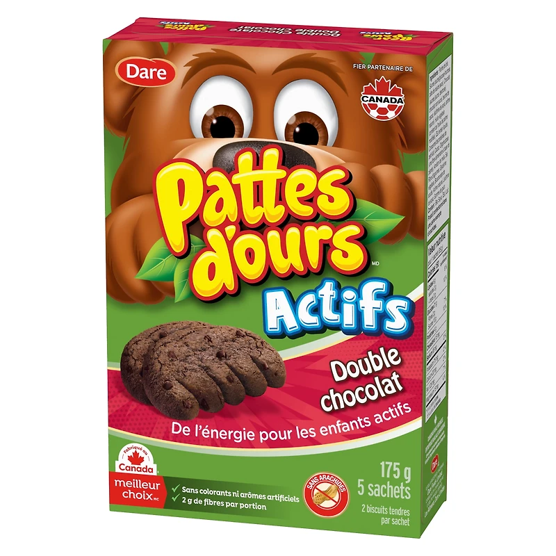 Bear Paws Active Double Chocolate 175g