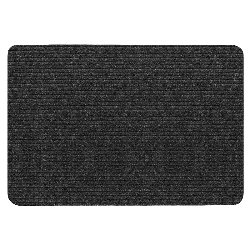 3' x 4' Concord Charcoal Needlepunch Runner Mat