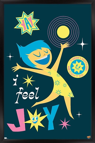 Disney Inside Out 2 - I Feel Joy Wall Poster, 14.725" x 22.375"