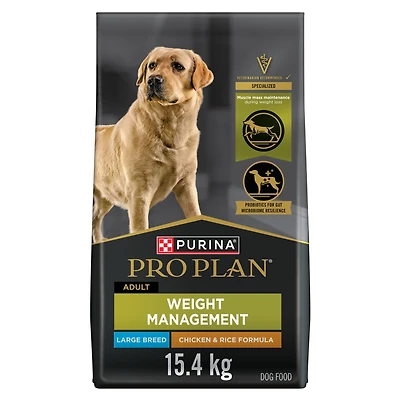 Purina Pro Plan Formule Gestion du Poids pour Grandes Races, Nourriture Sèche pour Chiens 15.4 kg