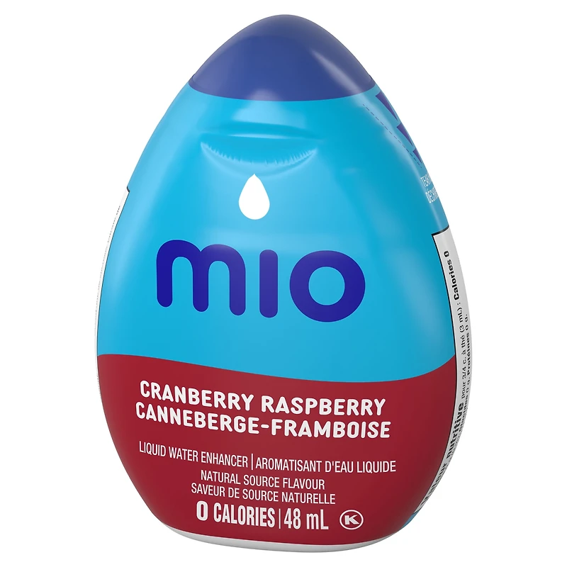 Aromatisant D'Eau Liquide Canneberges Et Framboises, Bouteille