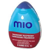 Aromatisant D'Eau Liquide Canneberges Et Framboises, Bouteille