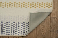 Outdoor Washable Delray Ivory & Blue 3' x 5' Accent Rug