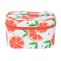 Eqb - Cosmetic Bag - LG Train Case Grapefruit - 1Pc