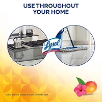 Lysol® Multi-Surface Cleaner, Pourable Disinfecting All-Purpose Cleaner for Floor & Hard Surfaces, Cuts Grease & Grime, Brand New Day ™ Mango & Hibiscus, 4.26 L