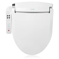 Brondell Swash Select Bras Latéral BL67 Siège Bidet Électronique, Blanc Rond