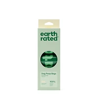 Earth Rated Unscented Leak-Proof Dog Poop Bags, 100 Bags on 5 Single Refill Rolls