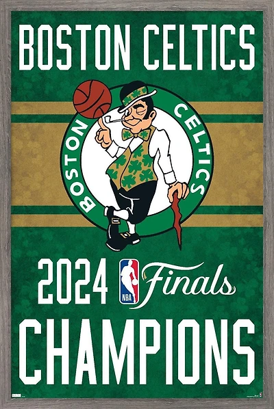 NBA Boston Celtics - Logo de l'équipe des finales NBA 2024
