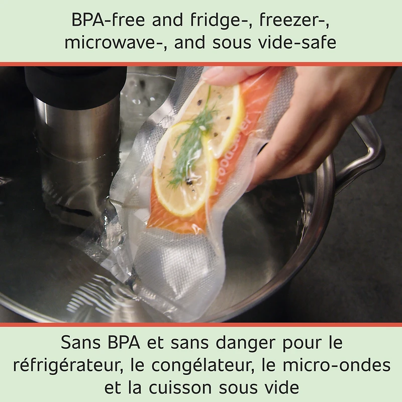 FoodSaver 11" x 16' Vacuum Sealer Rolls (27.9 cm x 4.87 m), 2 Pack