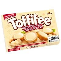 Noisette Toffifee® Enrobée de Caramel avec une Garniture  Crémeuse couronnée de Chocolat Blanc