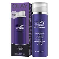 Olay Défi au Temps 2 en 1 Crème de Jour Anti-Rides + Sérum