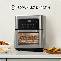 Chefman Air Fryer, Rotisserie an Dehydrator, 14qt