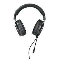 onn. 100027825 Wired Adjustable Over-Ear Gaming Headset with 50 mm Speaker Drivers