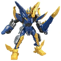 Power Rangers Dino Fury Mosa Razor Zord, Zord robot dinosaure avec système d'assemblage Zord Link, à partir de 4 ans