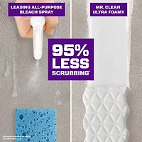 Mr. Clean Magic Eraser Ultra Foamy Multi Purpose Cleaner, Foaming Magic Eraser Sponge Multi Surface Cleaner, 5-Count