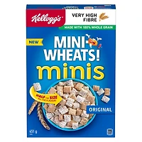 Mini-Wheats® Original Minis Cereal 430g- Ready to Eat Cereal