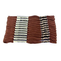 DMC 6-Strand Cotton Embroidery Floss, 8 m (8.7 yd), Brown