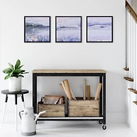 Ensemble de toiles artistiques encadrées Sentra Purple Landscape
